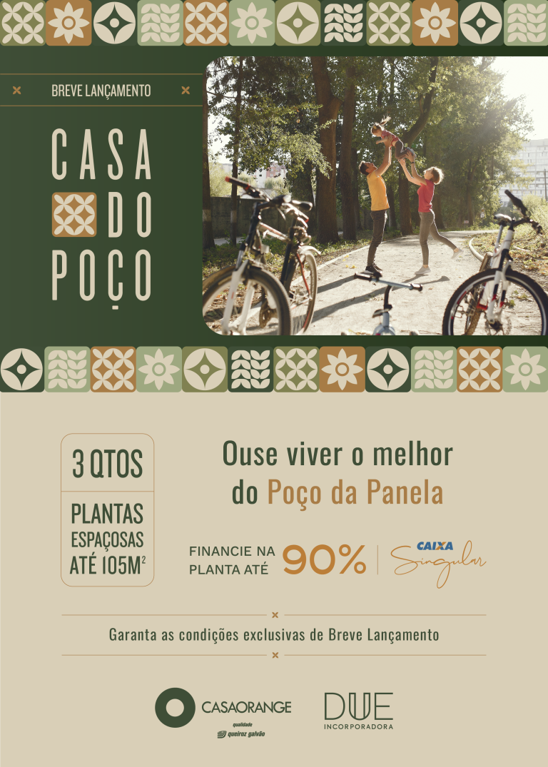 Lançamento Casa Poço no Poço da Panela, Recife-PE. Lançamento Casa Poço no Poço da Panela, Recife-PE.