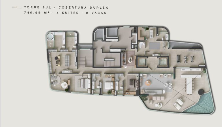 Lucena Plaza. Novo Cais, Recife-PE.